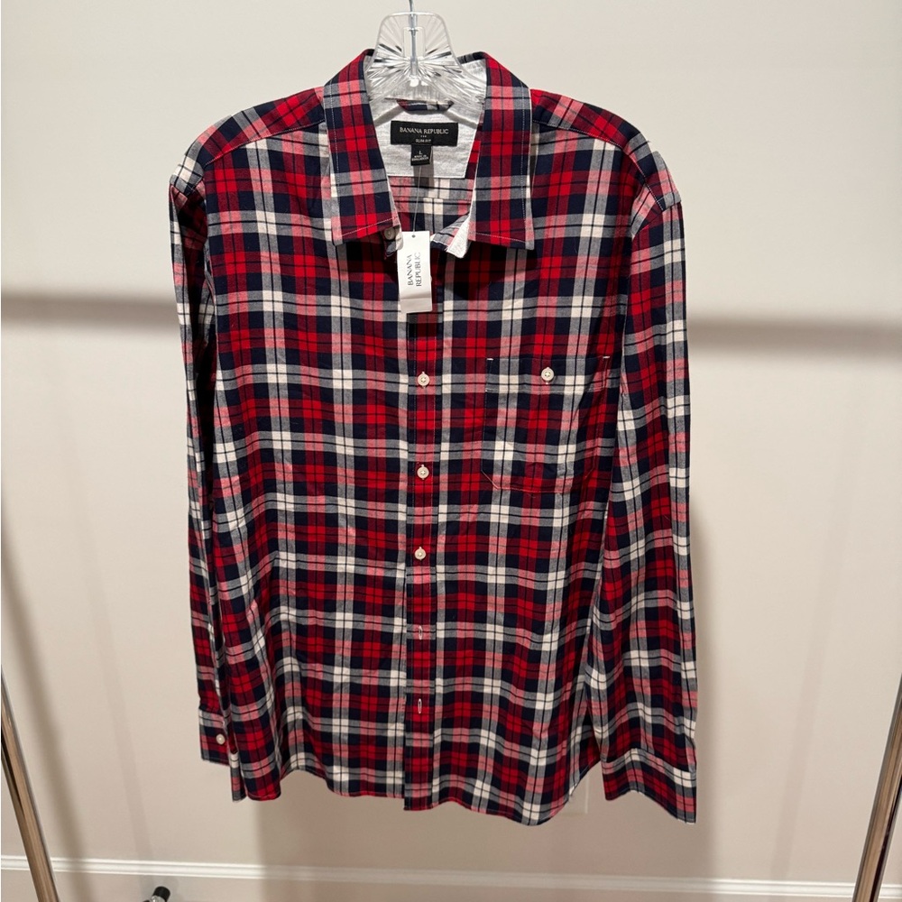 Banana Republic Slim Fit Flannel NWT